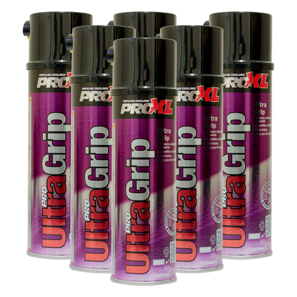 Pro-XL Ultra Grip Clear 500 ml Aerosol x 6 - Trade Car Paints | Bulk Prices